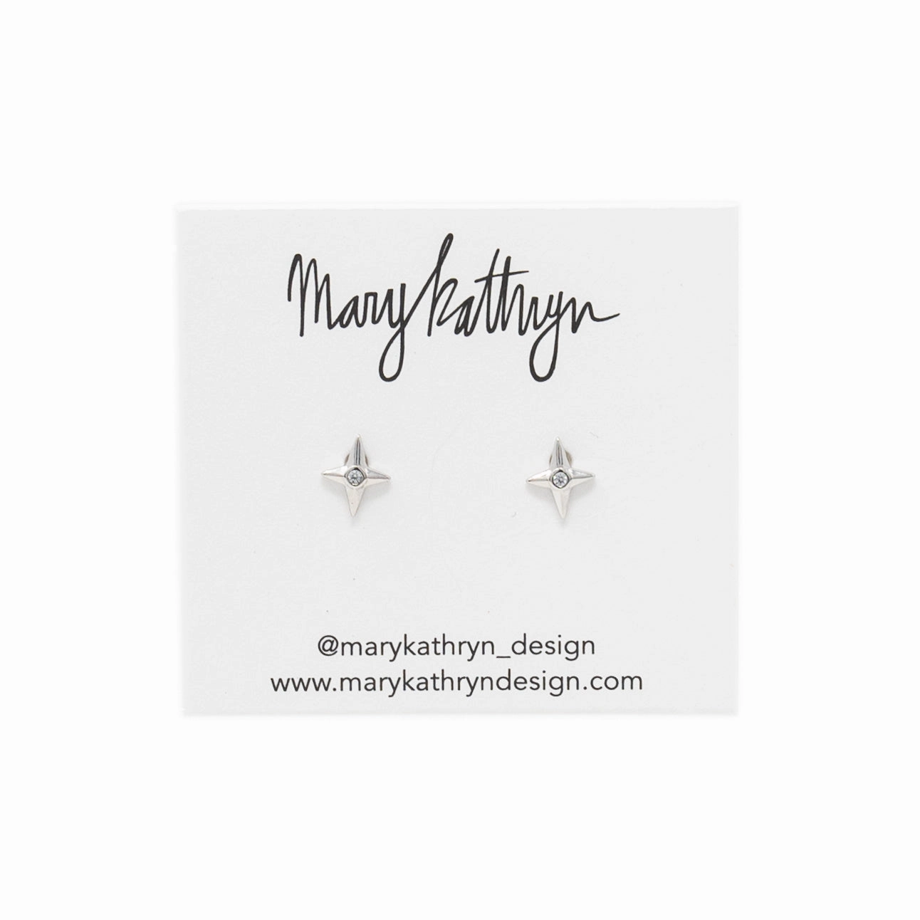 North Star Earrings Fashion Design