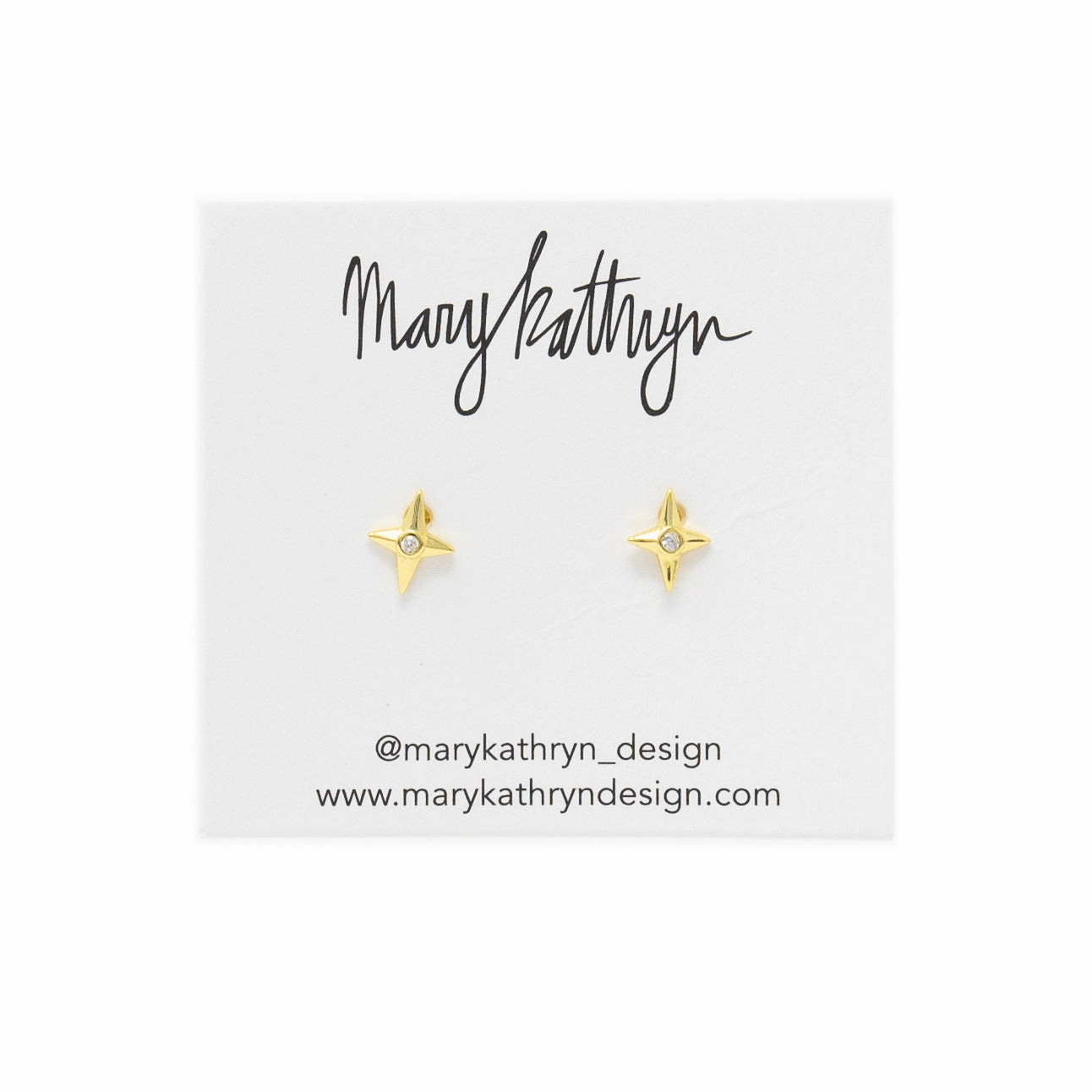 North Star Earrings Lustrous Highlight Graceful Motion