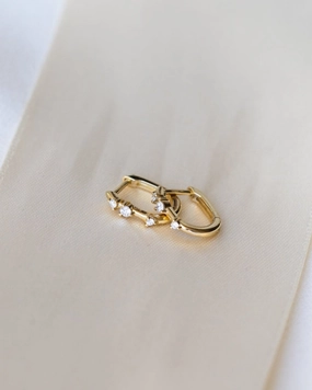 Fashionable Decor Orion Diamond Hoops