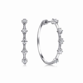DIAMOND HOOP EARRINGS Premium Must-Have