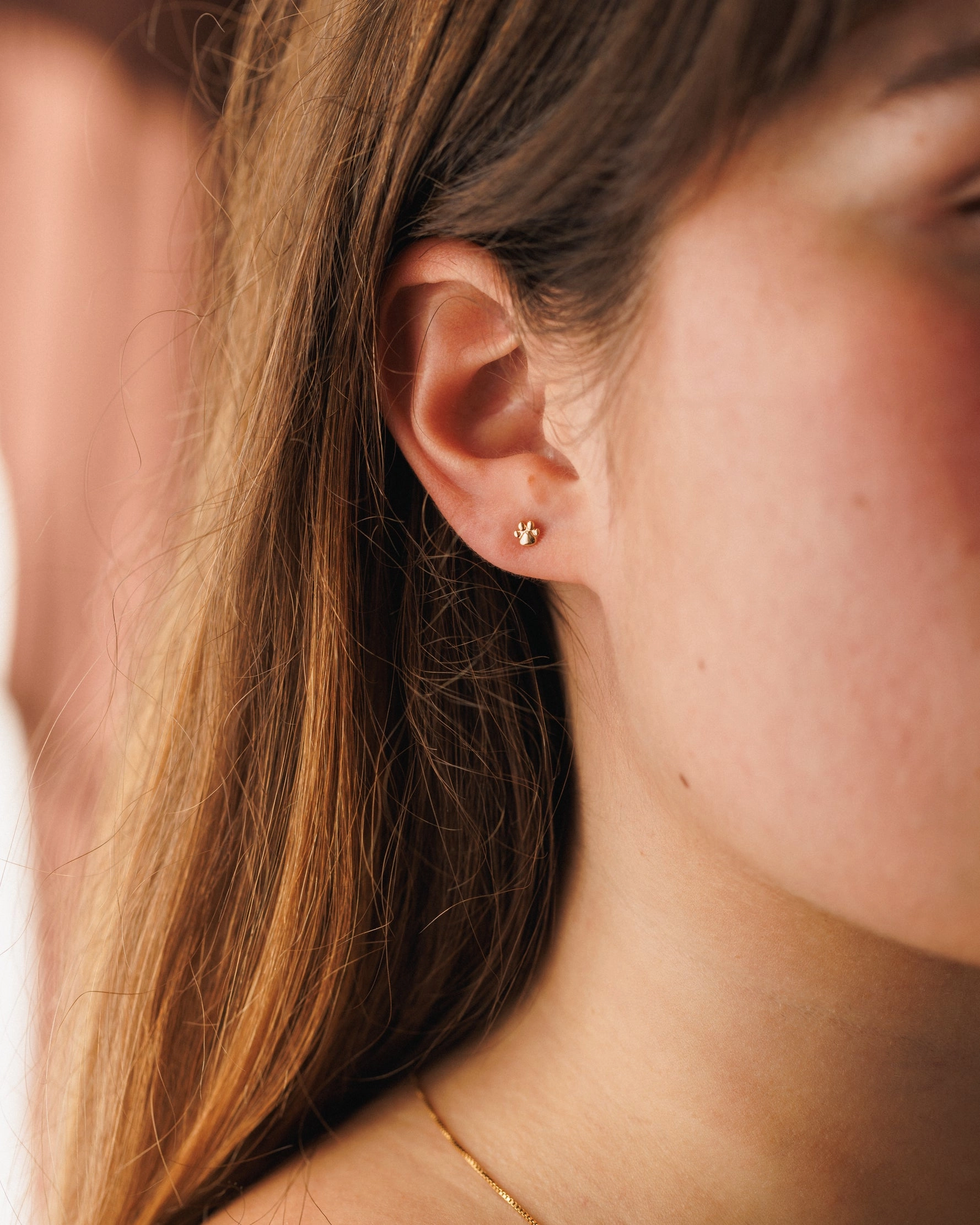 Paw Print Studs Vintage-Inspired Accessory