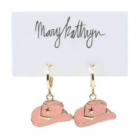 Timeless Feature Opulent Finish Peach Cowboy Hat Huggies