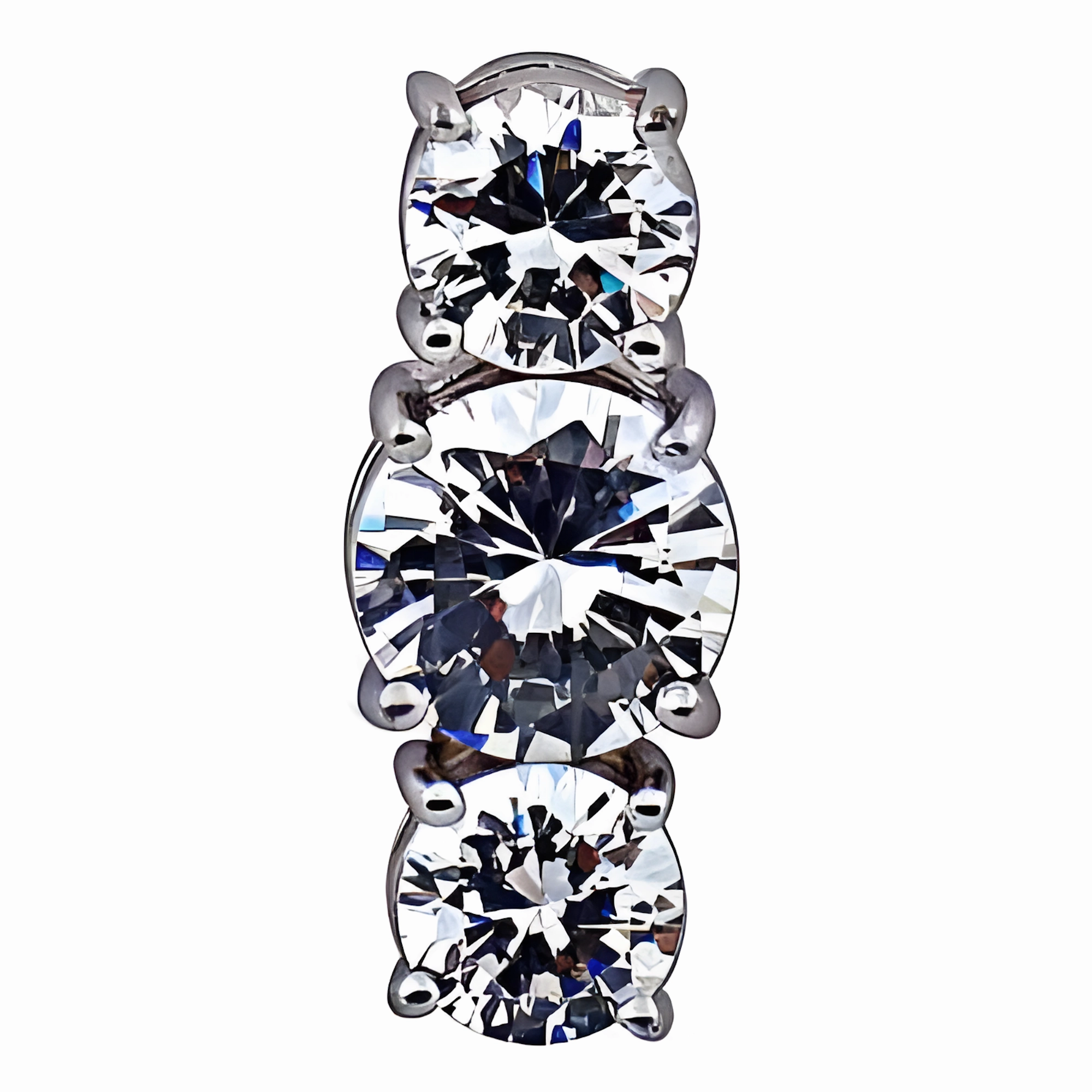 Handcrafted Beauty For Groom Charming Flower Style Cubic Zirconia Gemstone 925 Silver Pendant - Elegant Jewelry