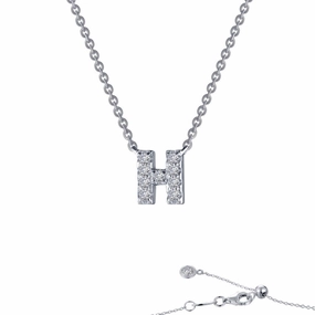 Letter H Pendant Necklace Urban Street