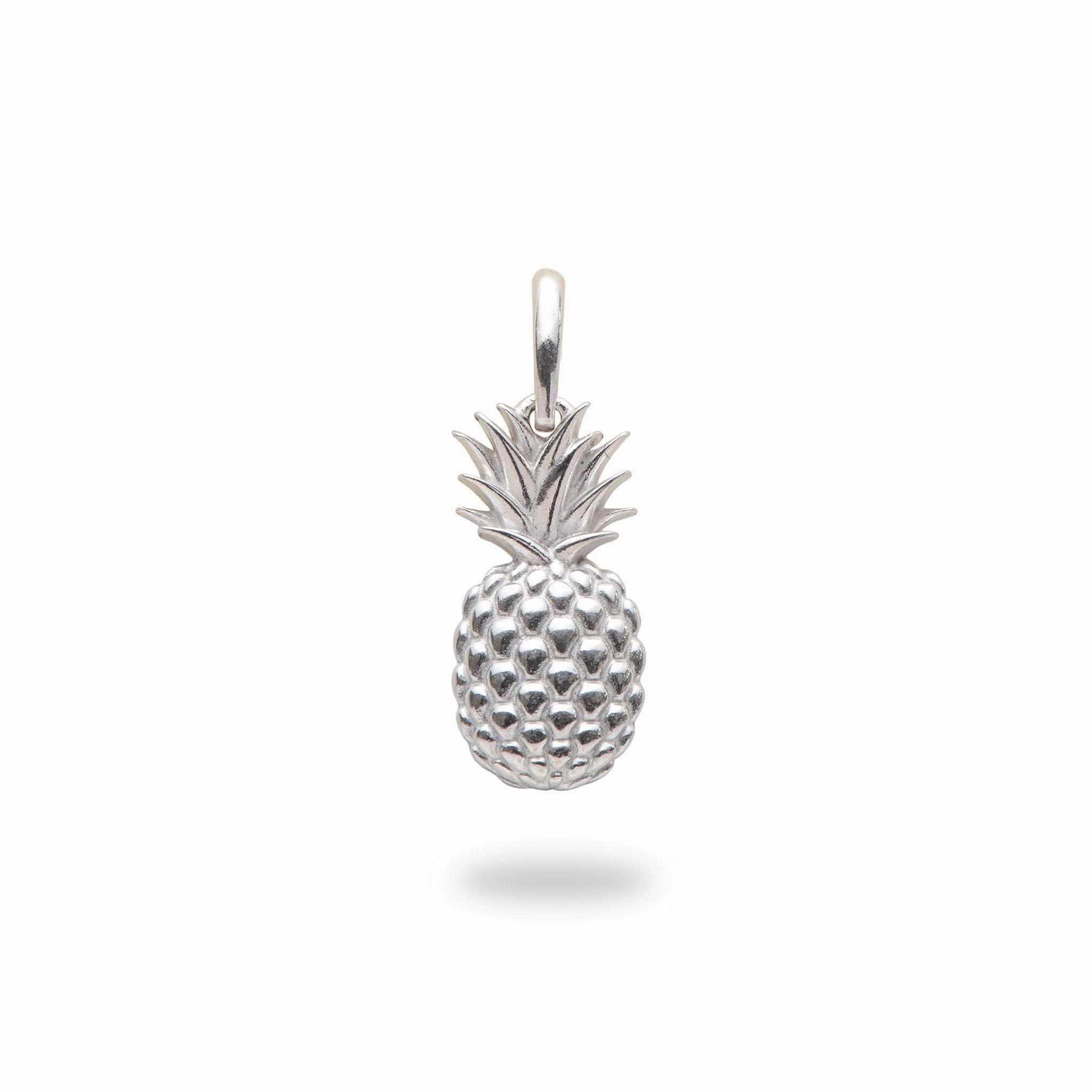 Casual Chain Accessory Pineapple Charm/Pendant in Sterling Silver - 15mm