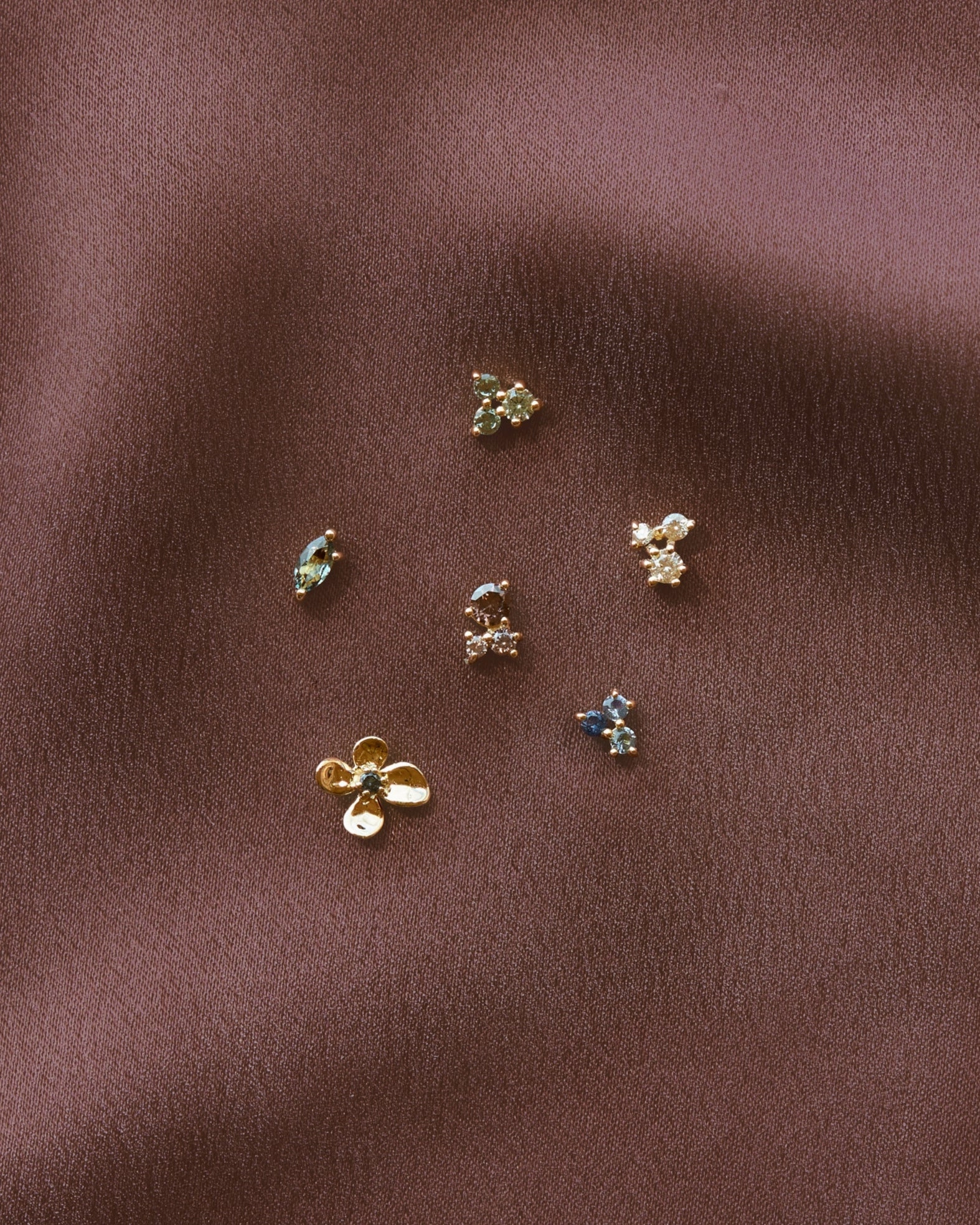 Exquisite finish Trendy Trinket Poet's Palette Stud Set