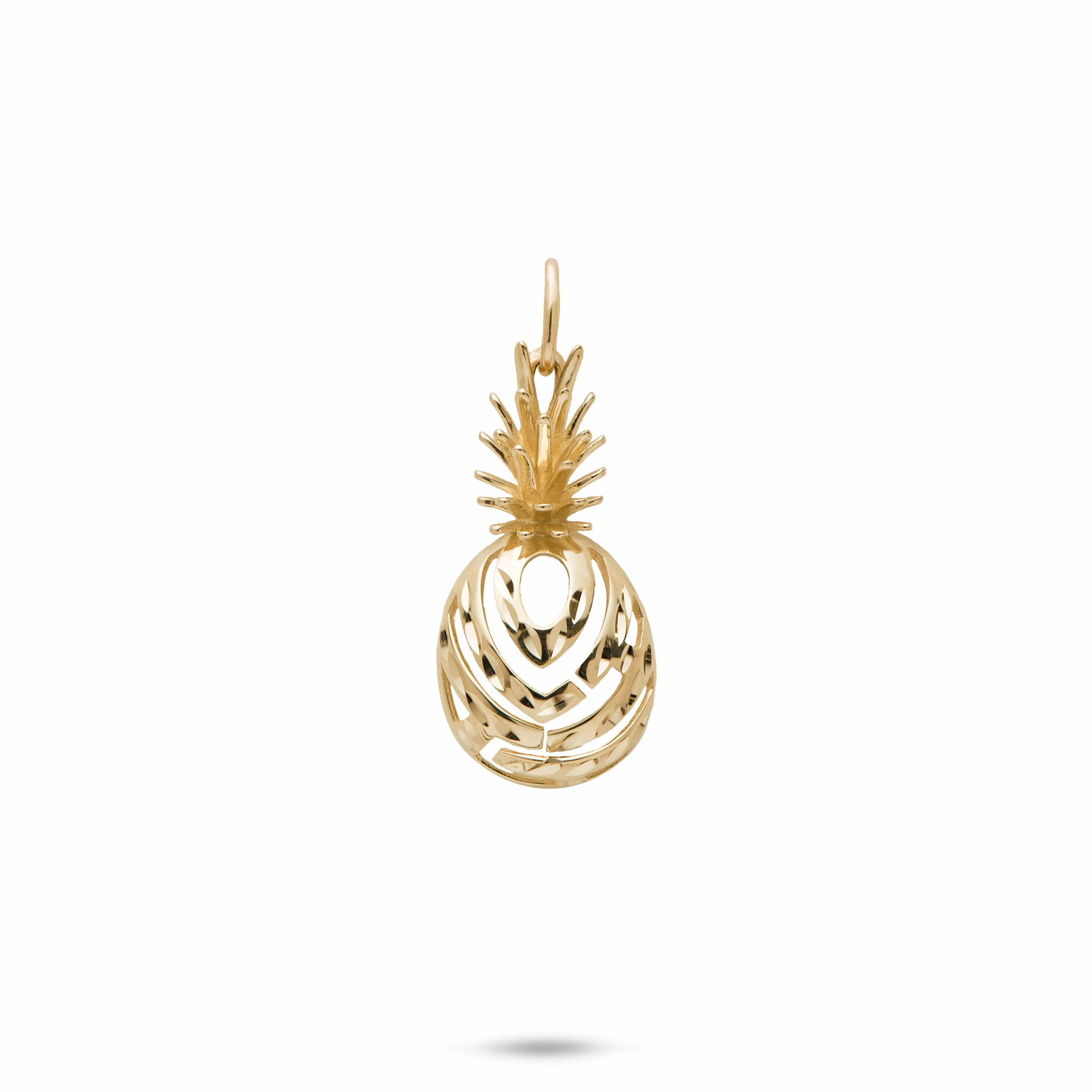 For Boss Aloha Pineapple Pendant in Gold