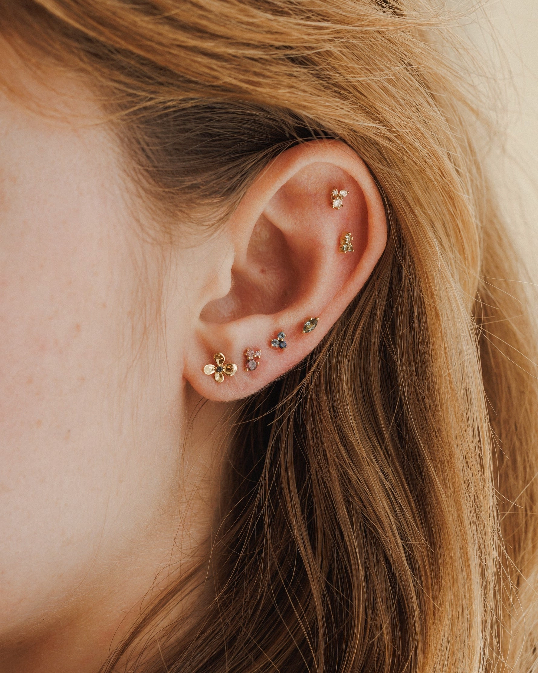 Midnight Blossom Studs Beautiful Jewelry