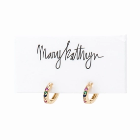 Chic Touch Rainbow CZ Huggies