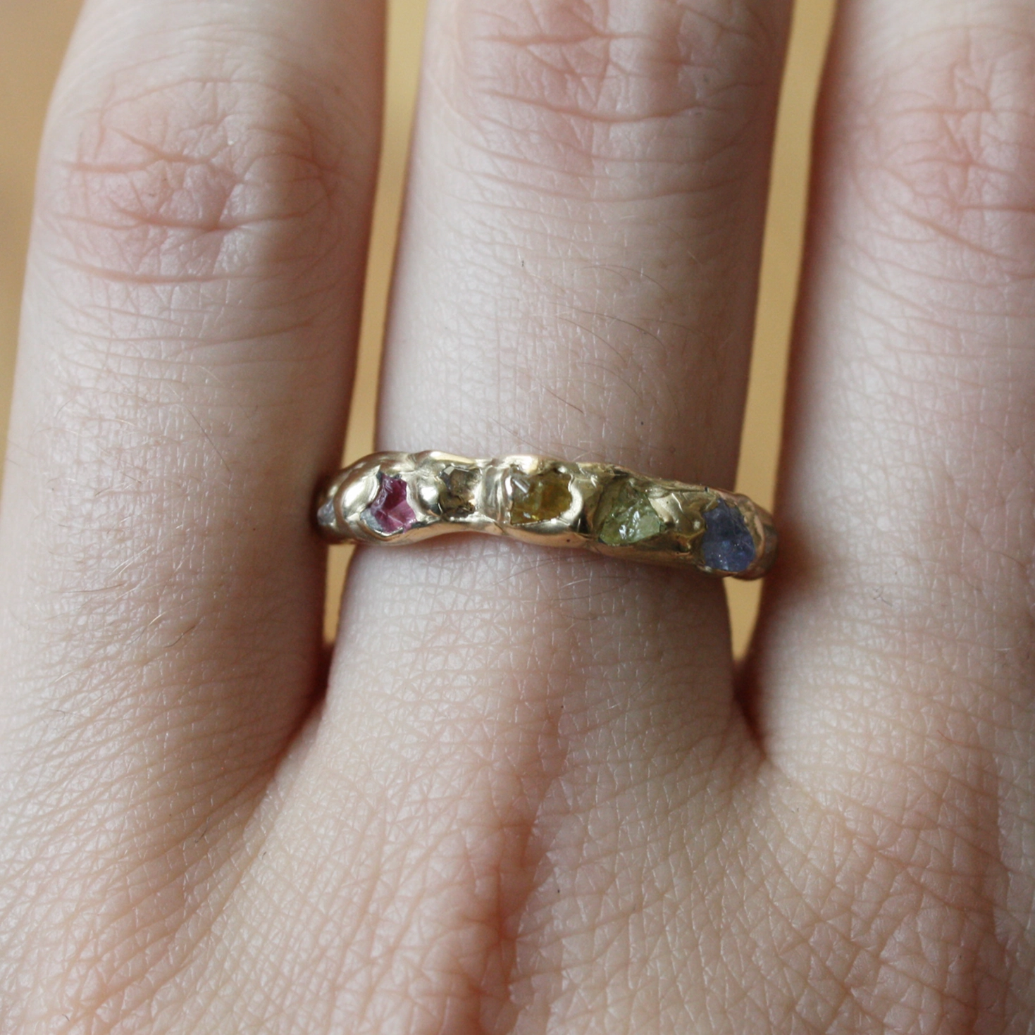 Fine Detail Rainbow Ring