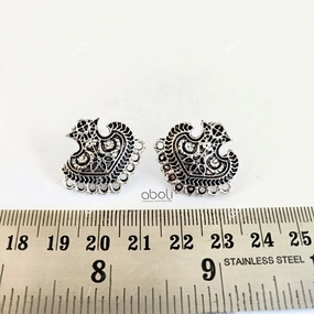 Silver earrings stud components metal earrings findings ESS70 Splendid Jewelry