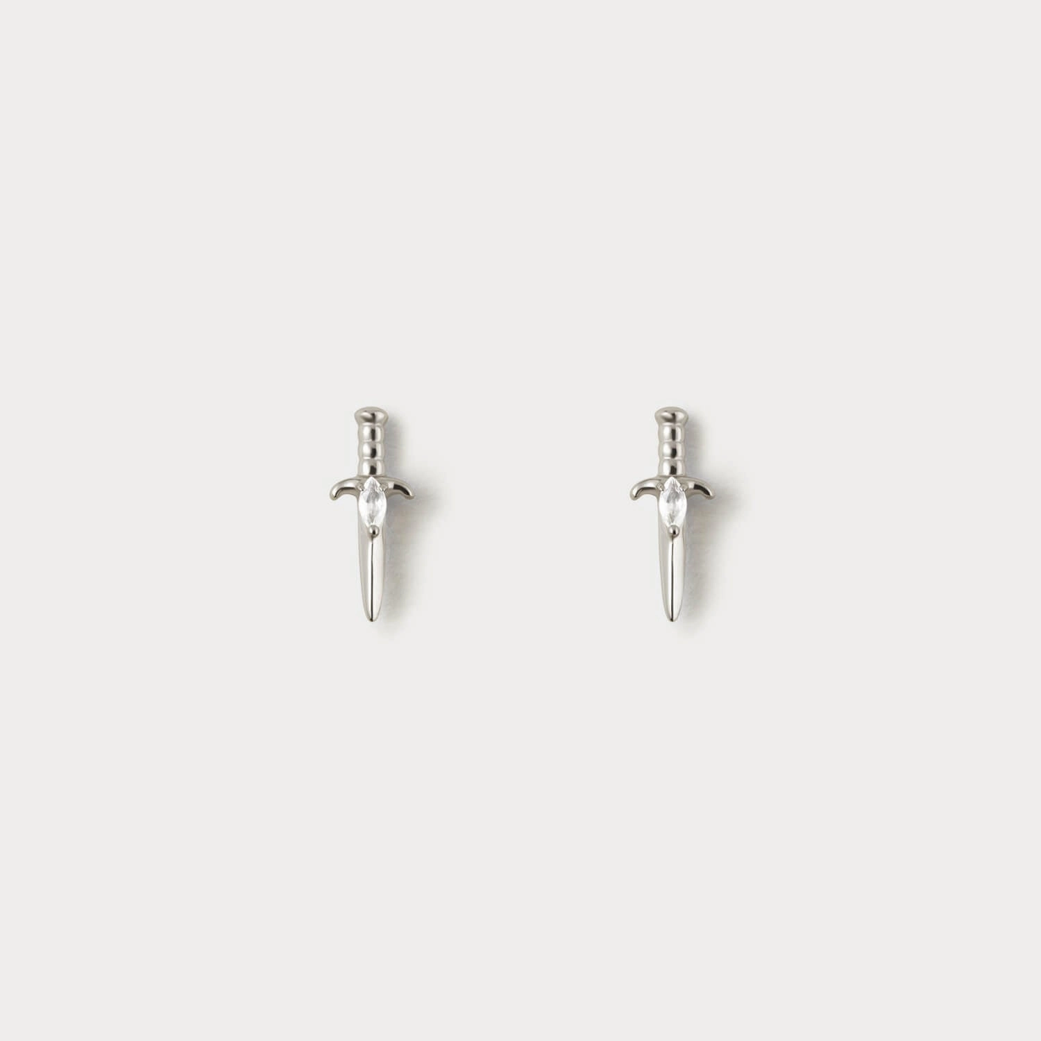Moonstone Dagger Studs Modern Trinket