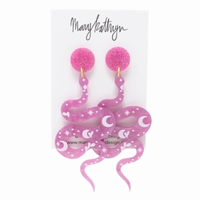 Stylish Appeal Sabrina Snake Dangles (PINK)