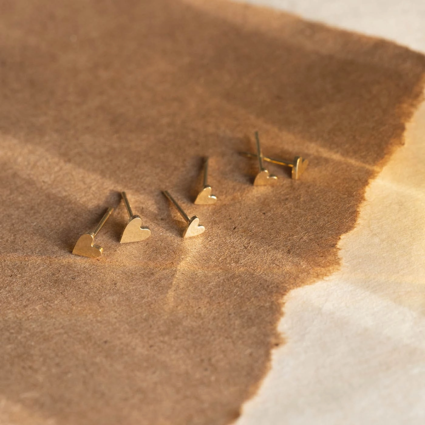 Heart Studs Timeless Piece