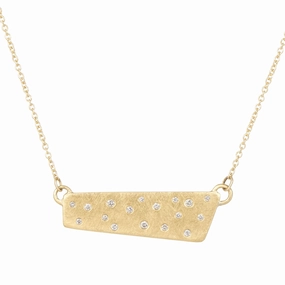 Exquisite work Glamorous Mood Scattered Diamond Necklace