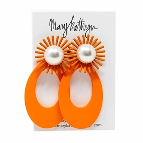 Orange Crush Earrings Refined Choice