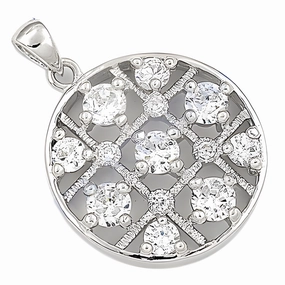 Beautiful Adornment Stylish Cubic Zirconia Pendant - Elegant Jewelry for Every Occasion