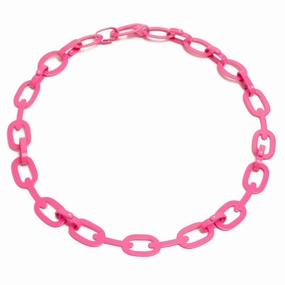 Exquisite Edge Graceful Line "Baby Chain" / Chain Silhouette Chain - Small, Pink