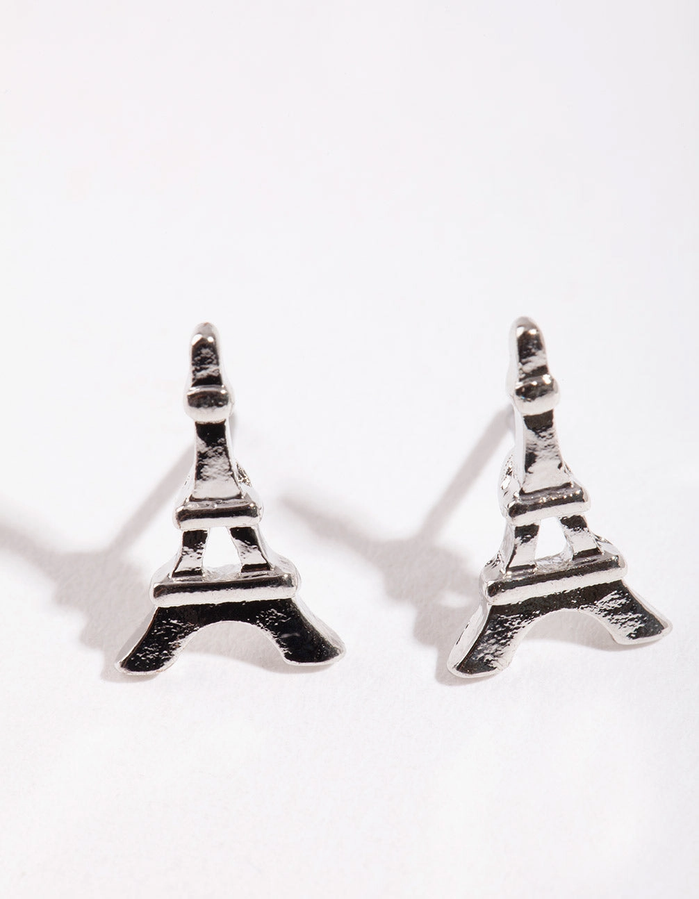 Silver Mini Eiffel Tower Stud Earrings Timeless Favorite Timeless Radiance