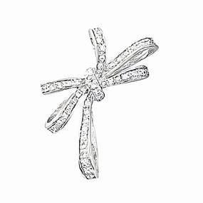 Latest Party Wear Silver Cubic Zirconia Gemstone Pendant Stunning Design For Faith