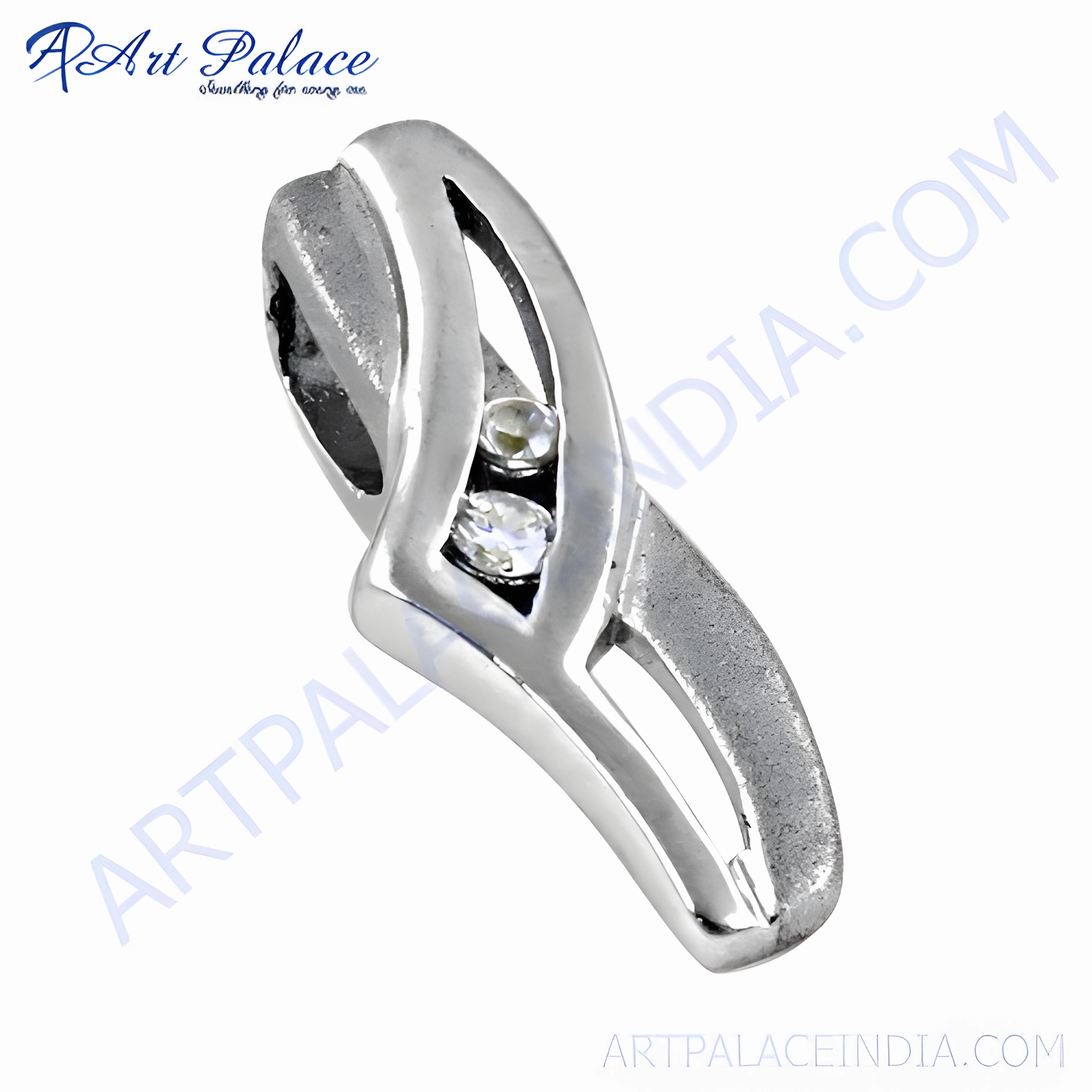 Child Friendly Item Stunning 925 Silver Pendant with Latest Cubic Zirconia Gemstone