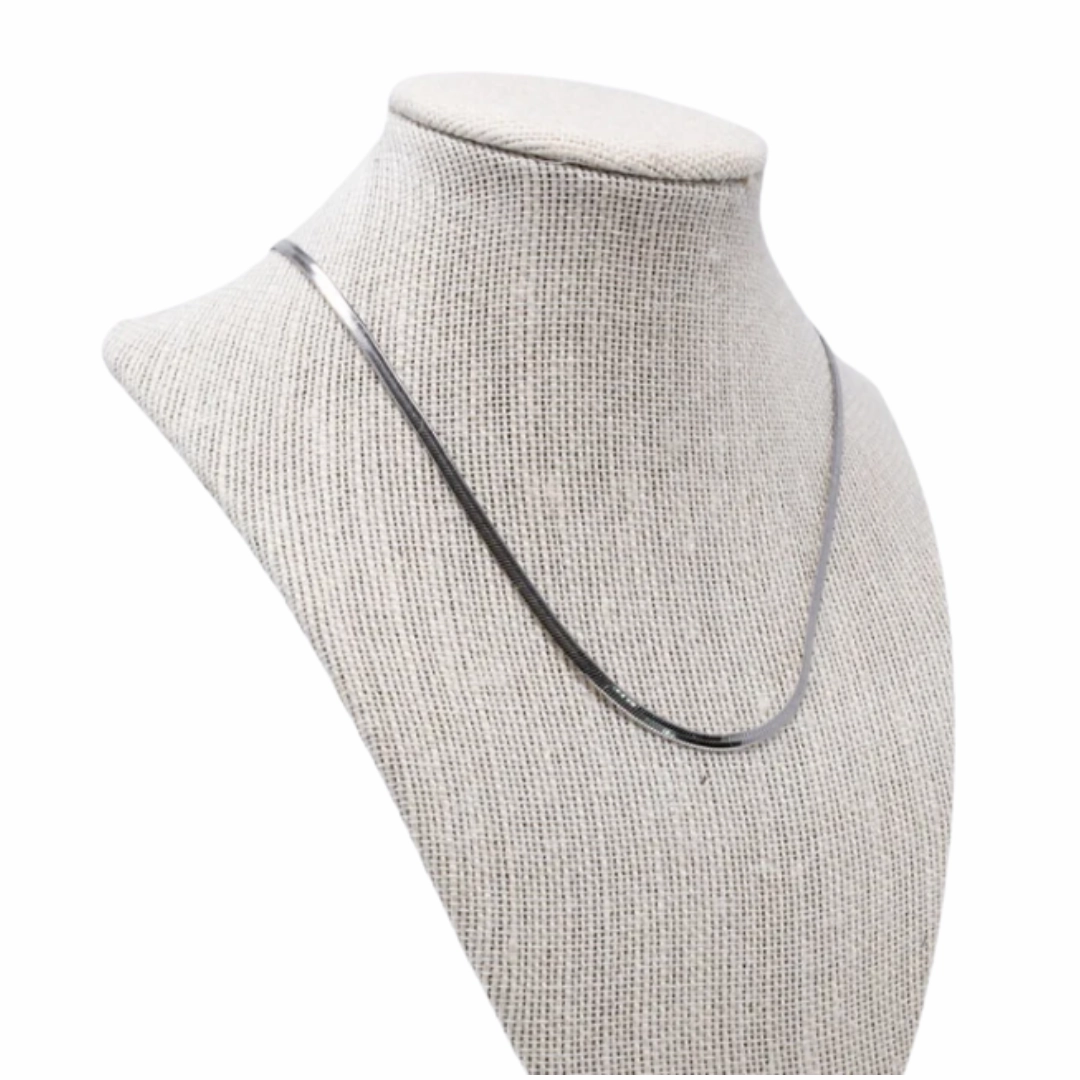 Timeless Gift Skinny Herringbone Necklace