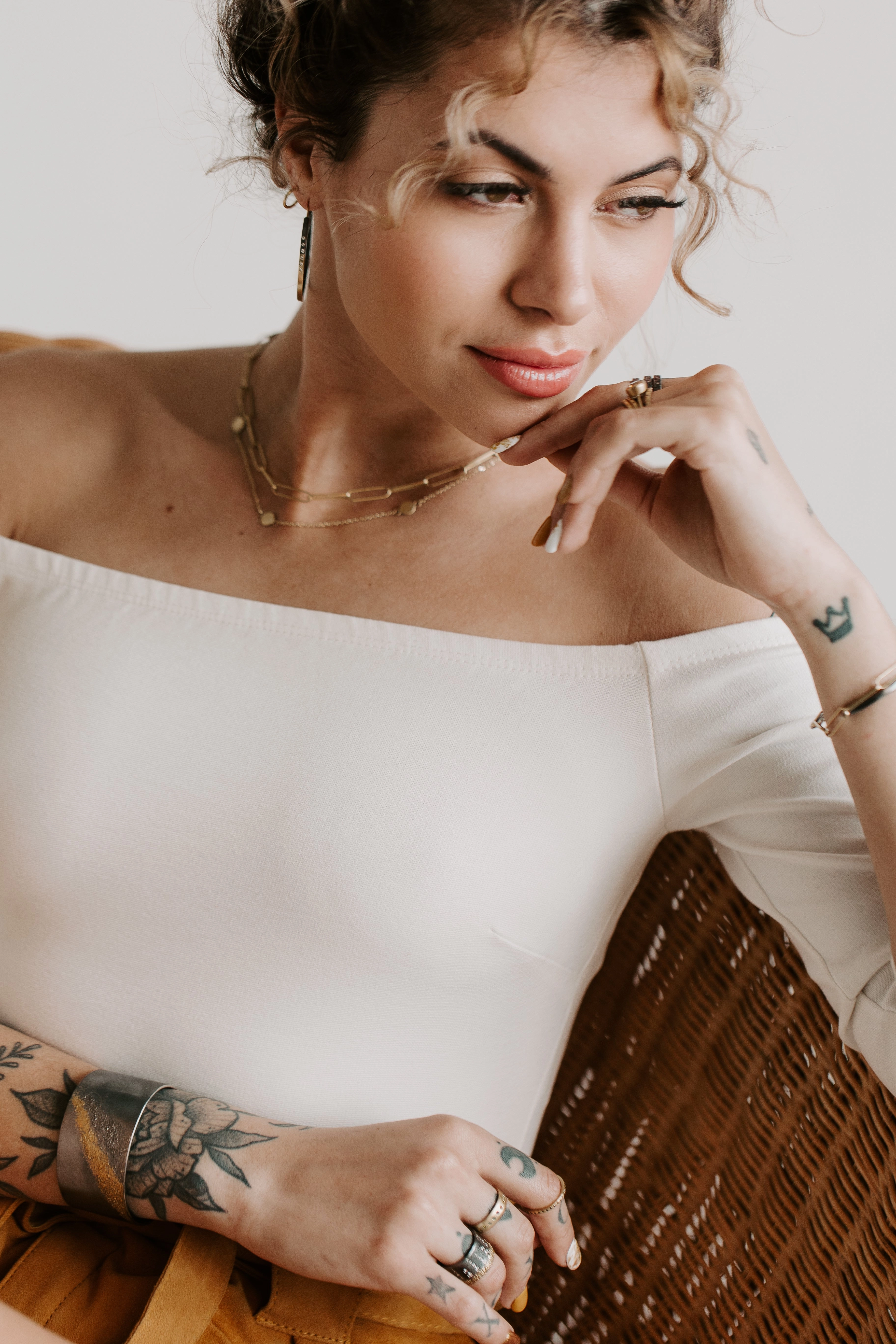 Slice Cuff - 22ky   Oxidized Silver Shiny Jewelry Touch