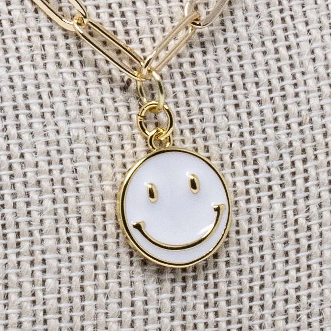 Smiley Face Necklace Fashion Treasures