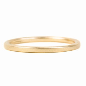 Smooth Stacker - 18ky, 18kpw Gold Glam Style