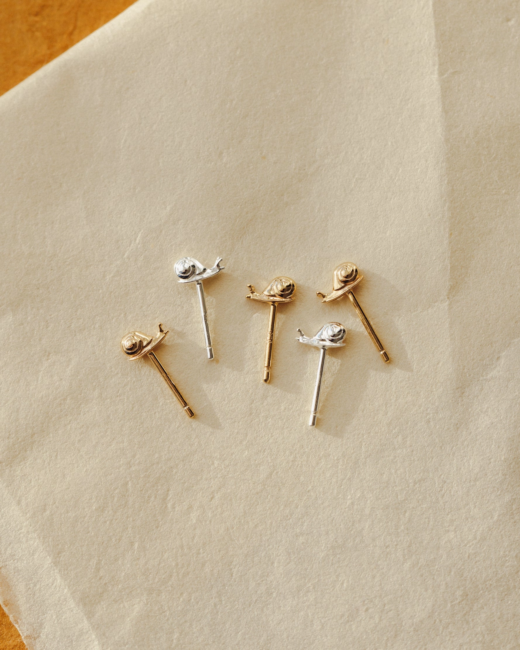 Embellished Adornment Snail Studs