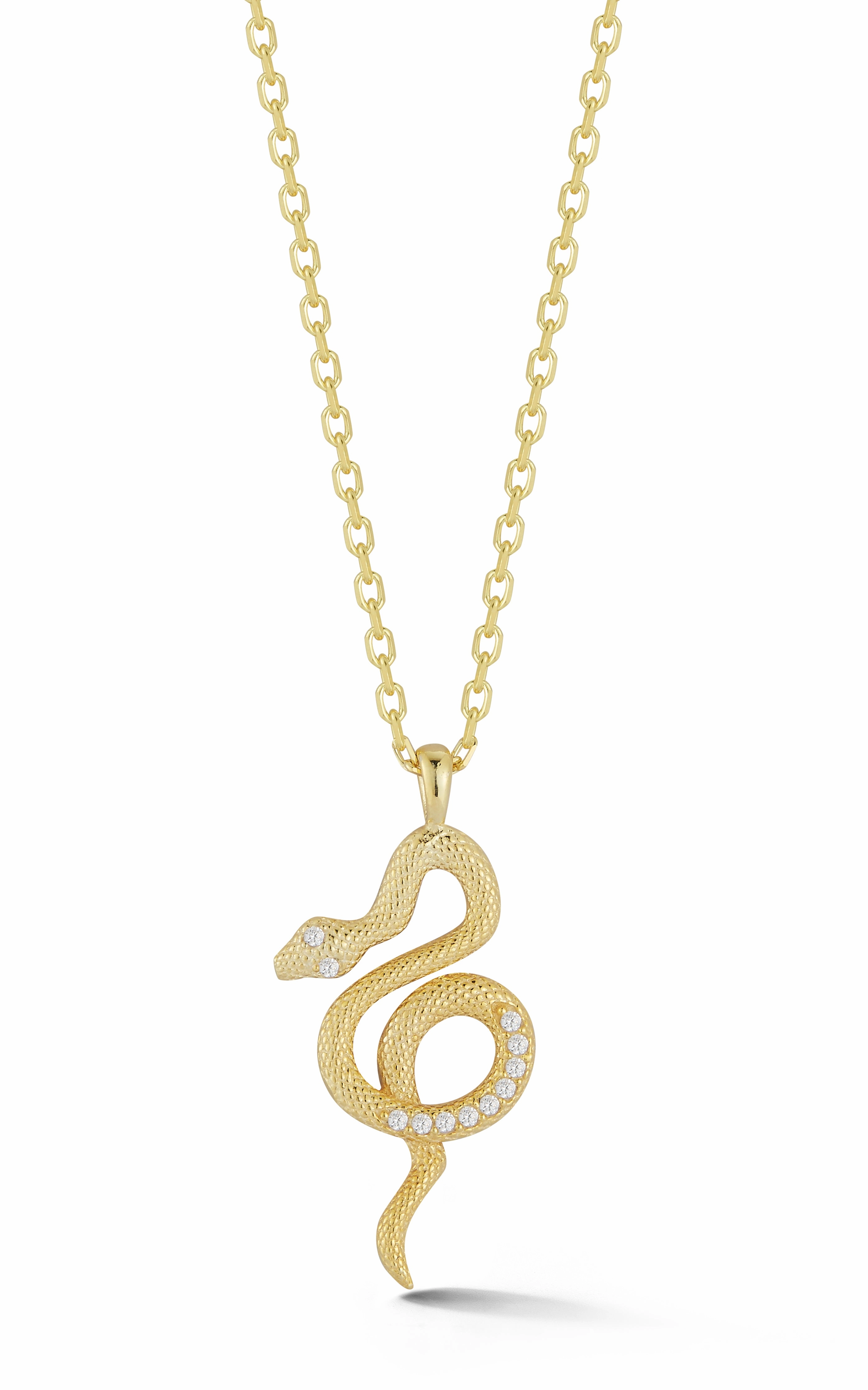 Snake Pendant Necklace summer look