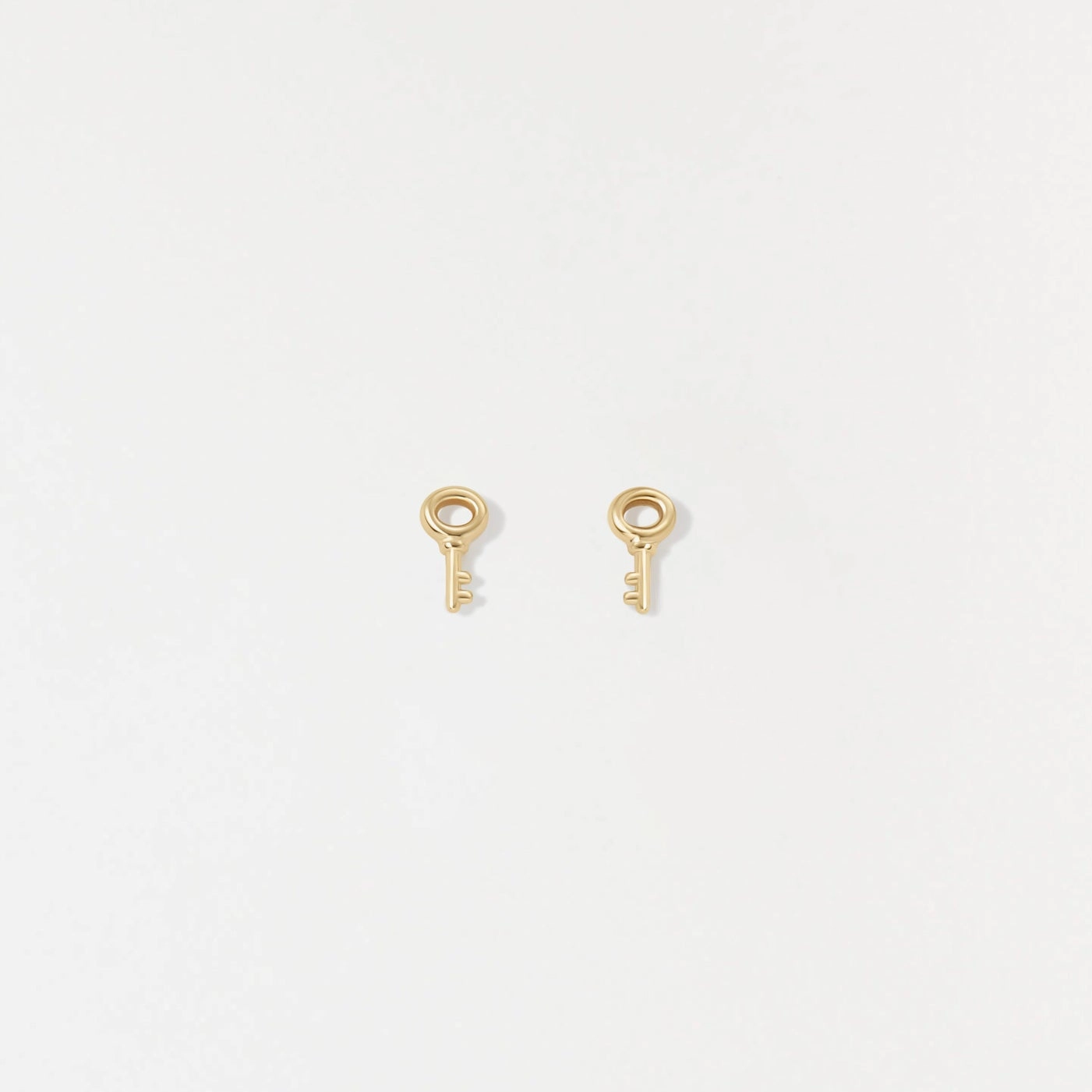 Skeleton Key Studs Stylish Aesthetic Winter Jewelry