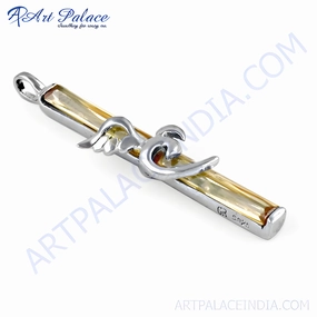 Luxurious Zirconia Gemstone Silver Pendant - Elegant Jewelry for Every Occasion Opalescent Jewelry