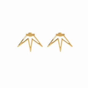 Brilliant Accessory Trendy Element Spike Earrings Studs