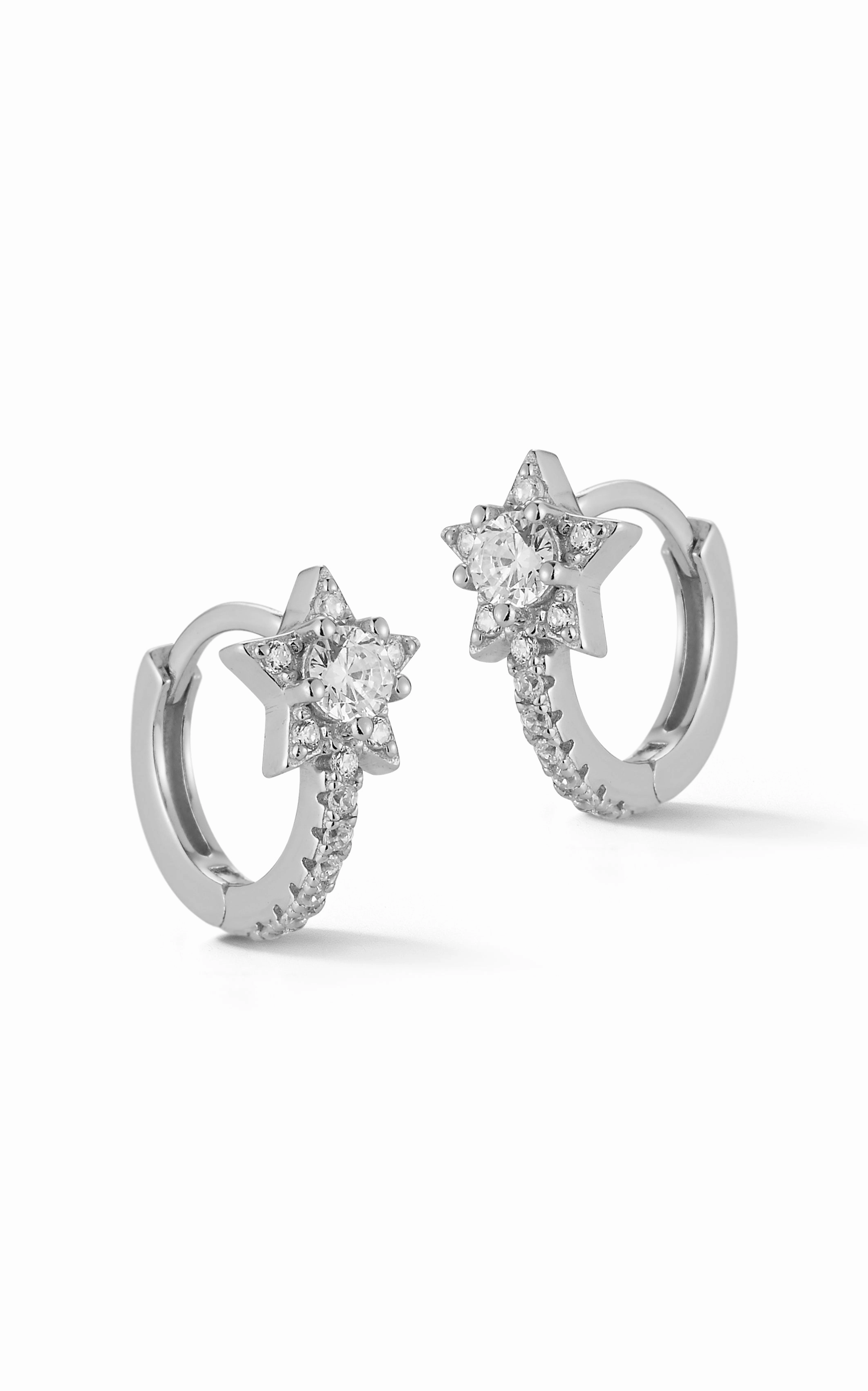 Star Huggie Earring Sun-Kissed Look