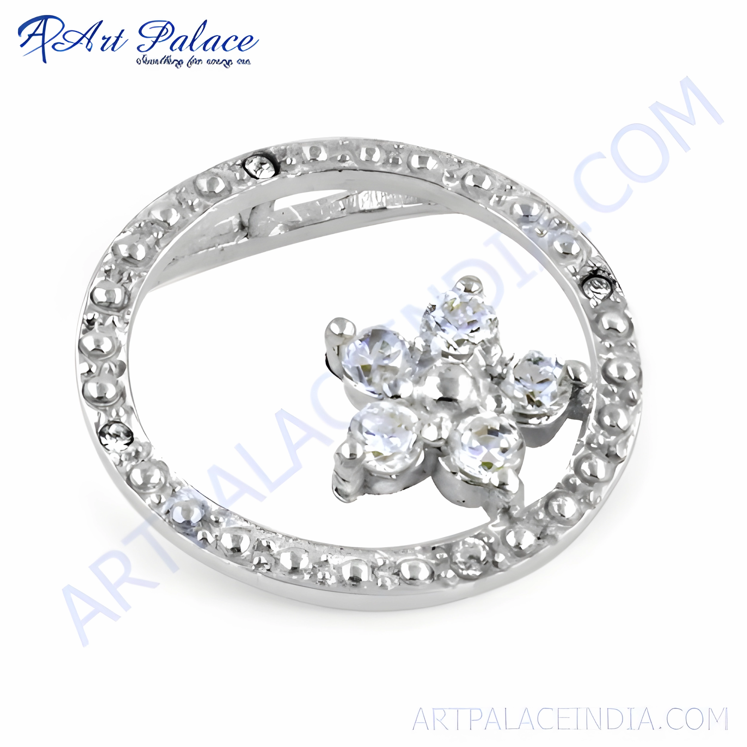 Personalized Item Caring Gift Stunning 925 Silver Pendant with Perfect Cubic Zirconia Gemstone - Latest CZ Pendant