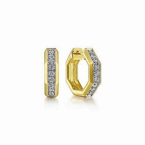 Elegant adornment Holiday Ornament DIAMOND HOOP EARRINGS