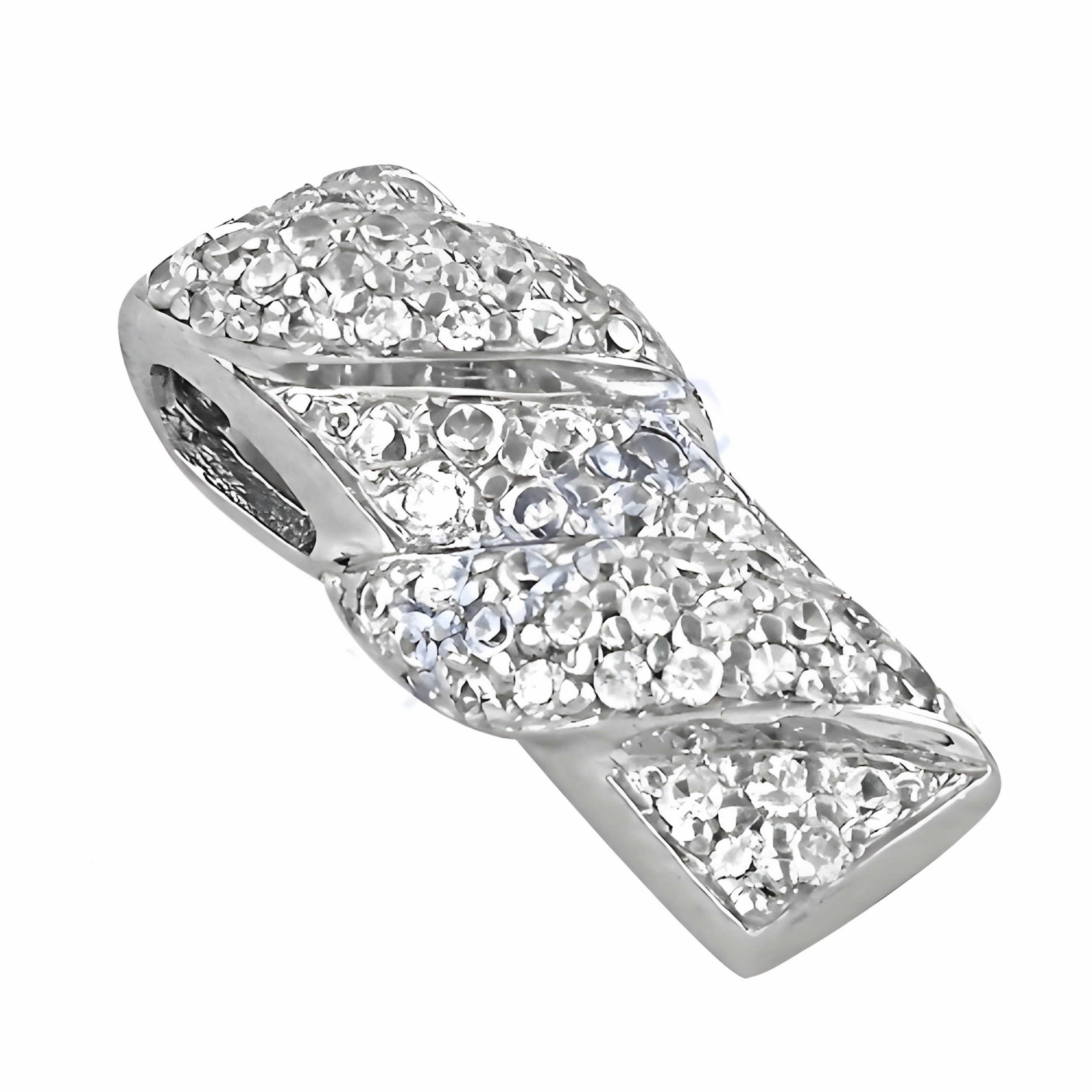 Music Festival Stunning CZ Gemstone Silver Pendant - Perfect Arrival Gift