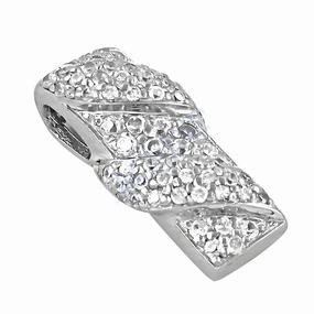 Music Festival Stunning CZ Gemstone Silver Pendant - Perfect Arrival Gift