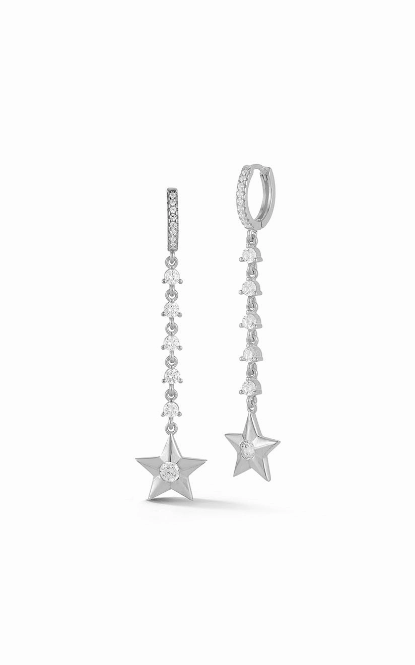 Star Drop Huggie Earring Daily Fit
