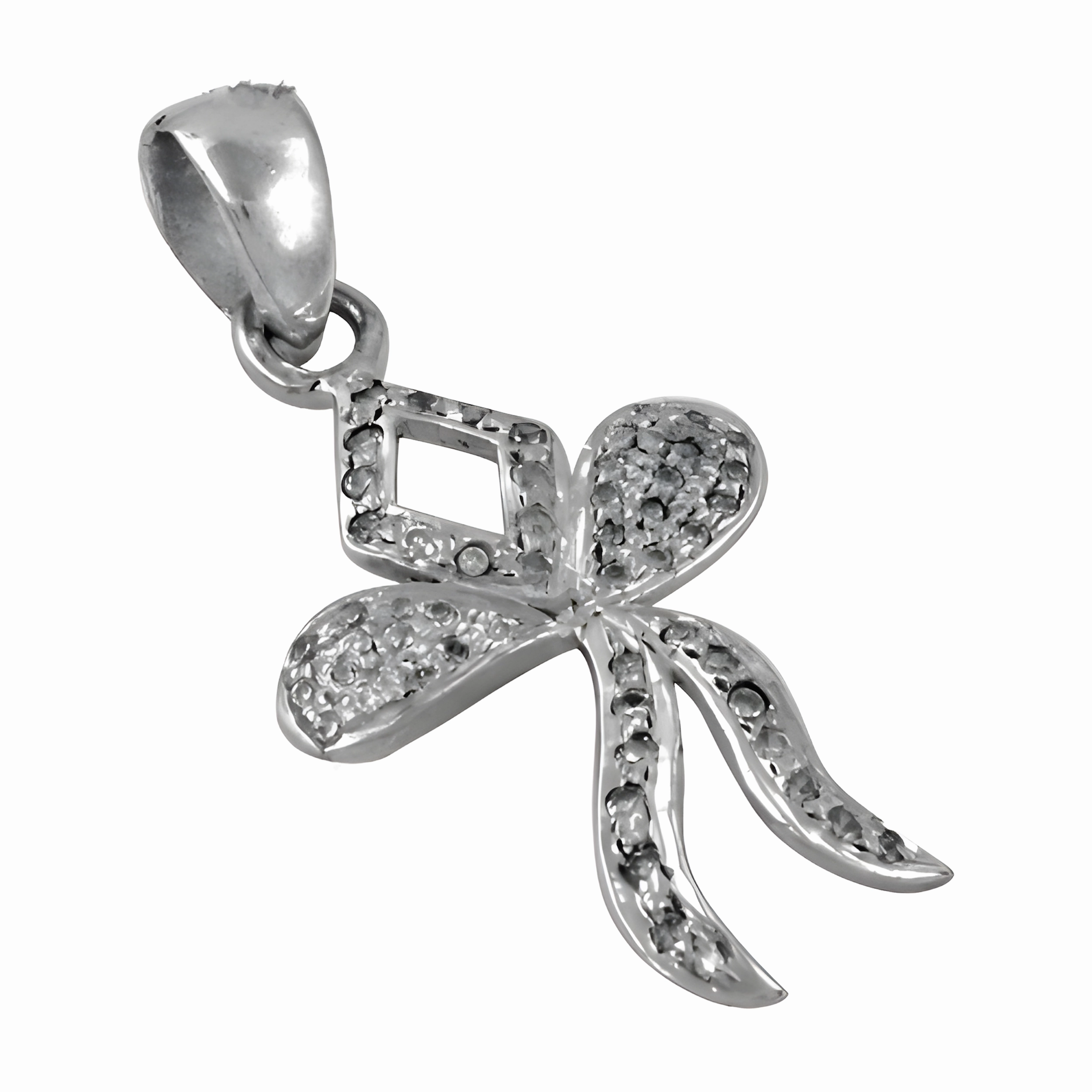 Winter Accent High-Quality Piece Stylish Cubic Zirconia Gemstone Sterling Silver 925 Pendant