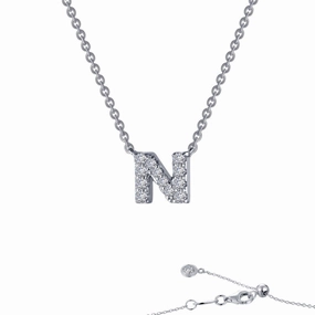 Letter N Pendant Necklace Classic Boy