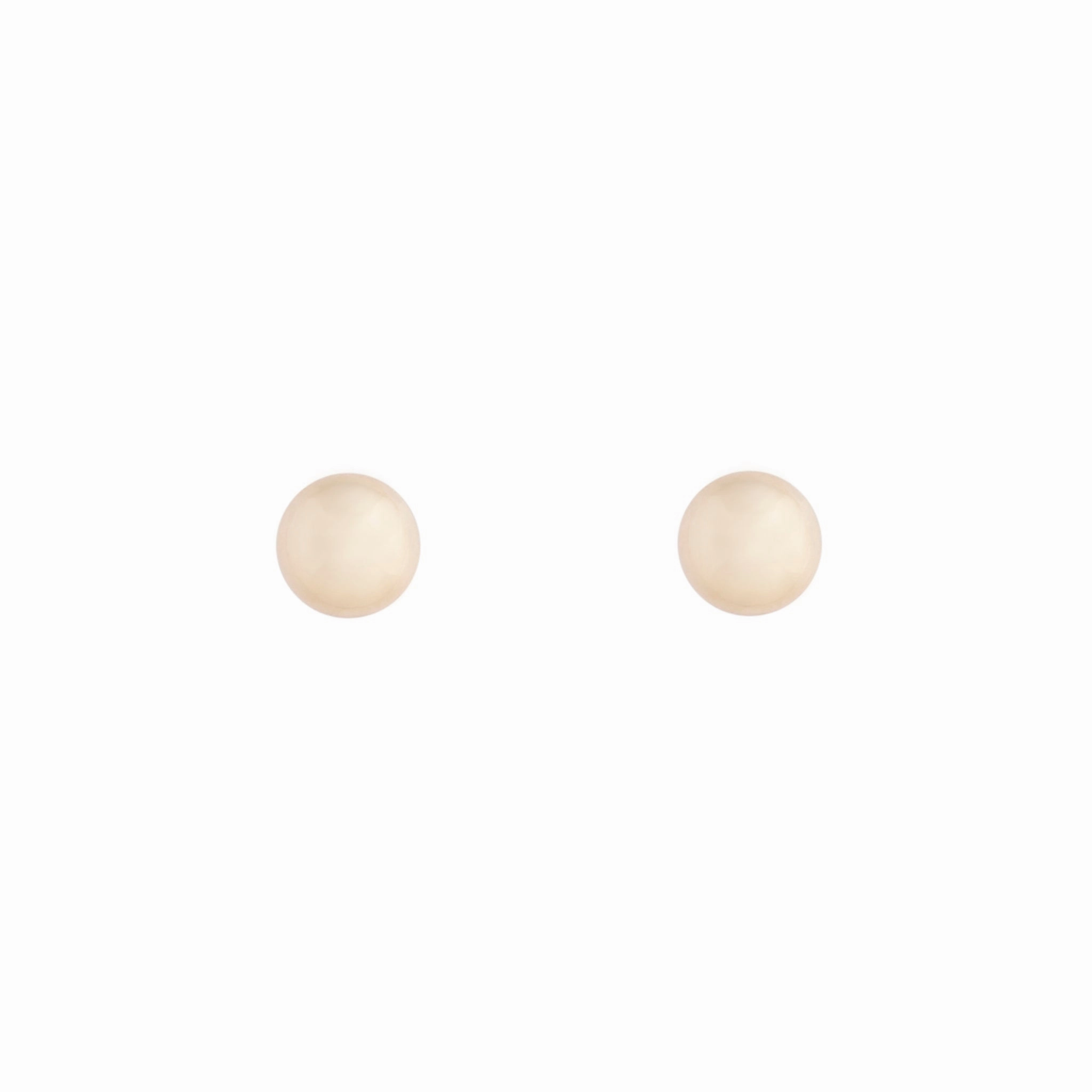 soft look Iconic Touch Gold Solid Ball Stud Earrings