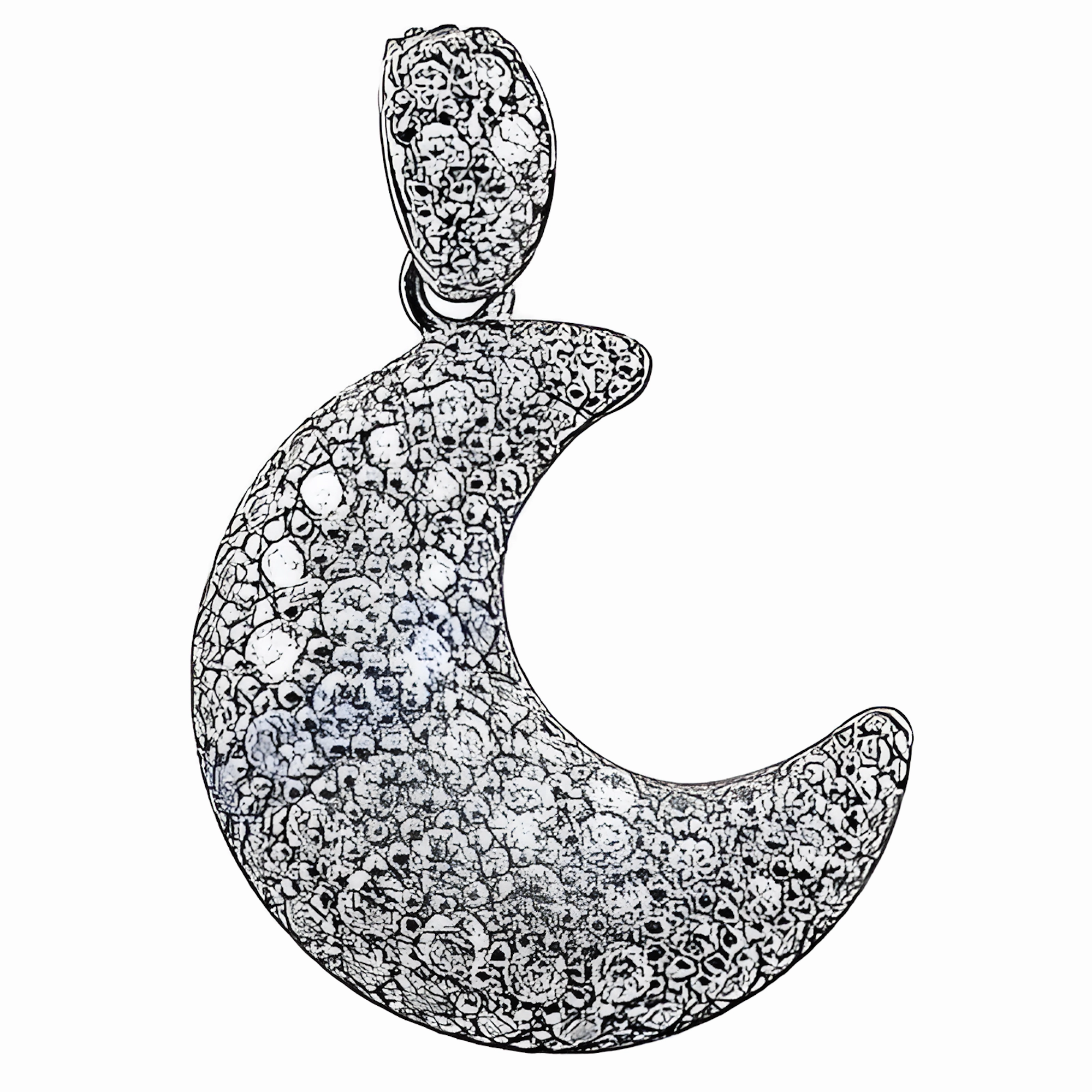 Stylish Multi Cubic Zirconia Gemstone Silver Pendant Jewelry Wonderful Ornament