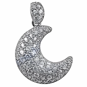 Stylish Multi Cubic Zirconia Gemstone Silver Pendant Jewelry Wonderful Ornament