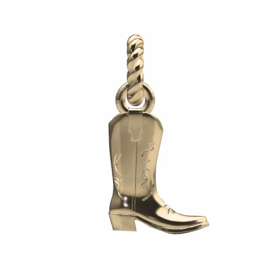 Daily Casual Howdy Boot Charm