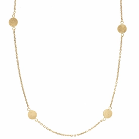Glow Detail Sunshine Station Necklace - 18k/14k Gold