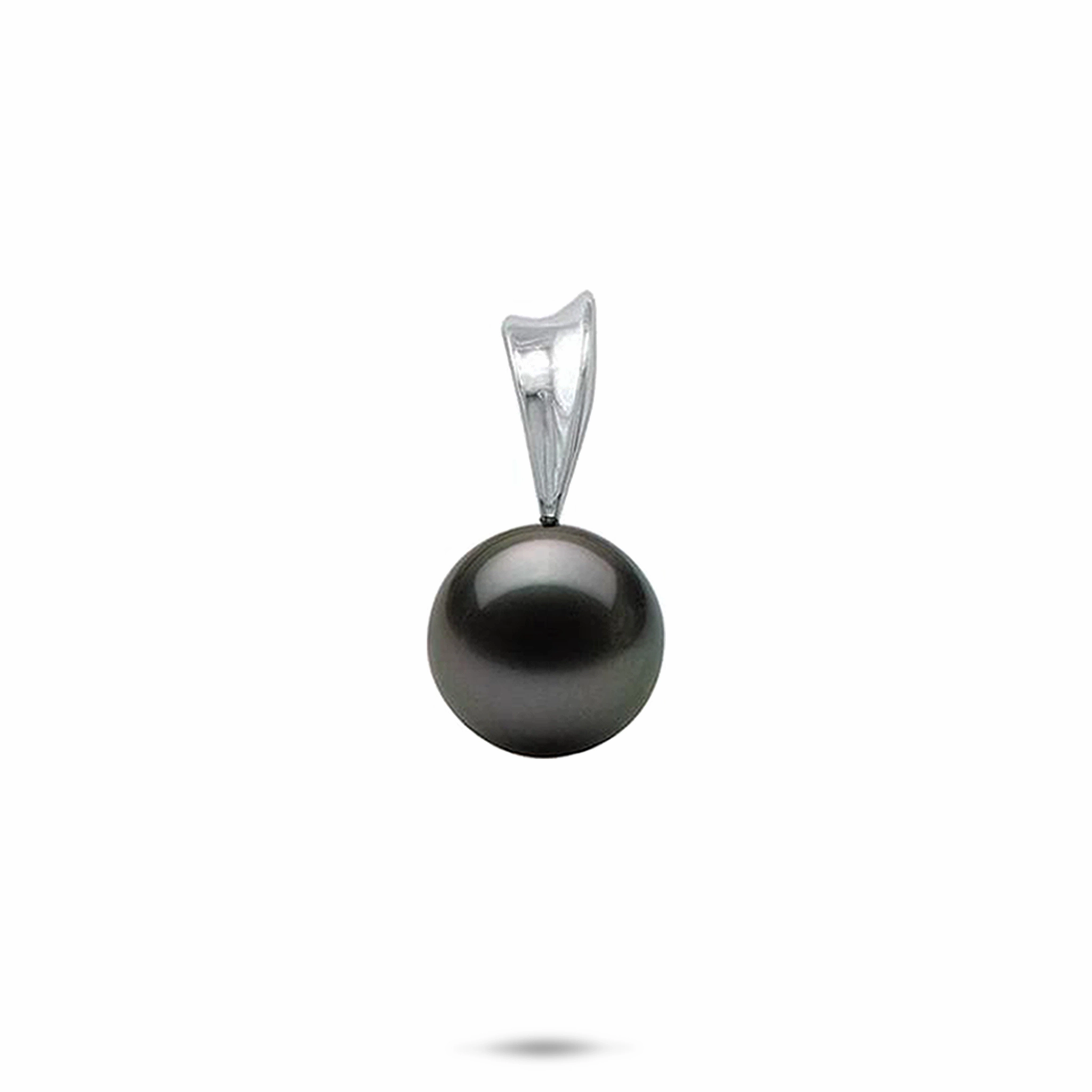 Tahitian Black Pearl Pendant in White Gold - 10-11mm Urban Street Weekend Gift