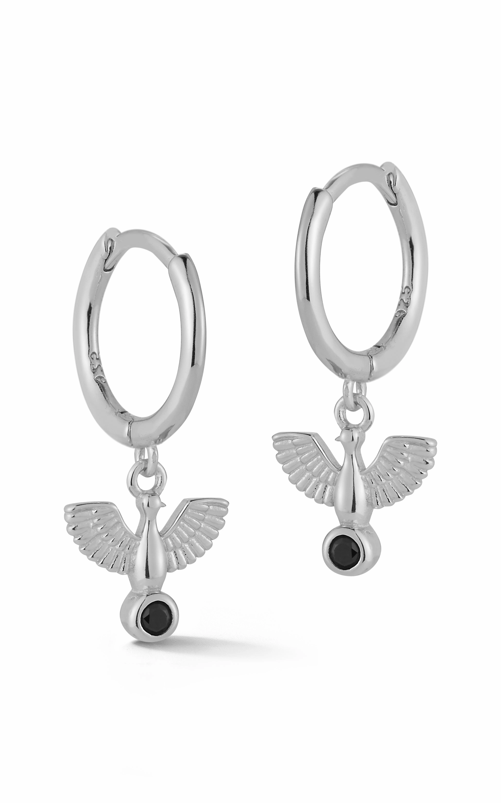 Thunderbird Huggie Hoop Earring Glamour Shine