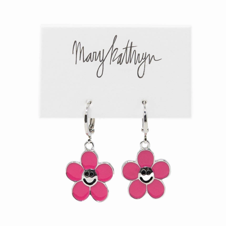 Flower Smiley Face Huggies Style Pop